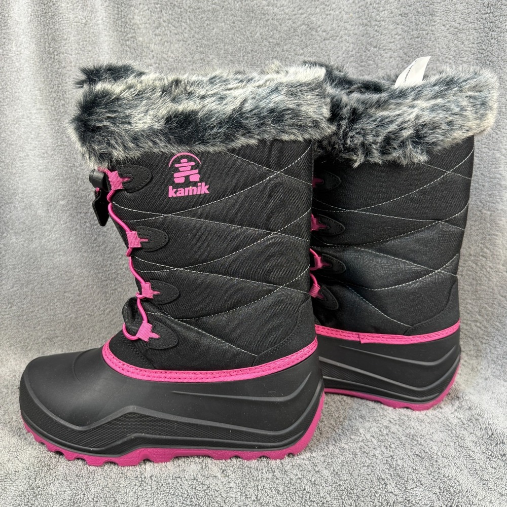 Kamik SNOWANGEL BLK & ROSE Sz 6 Women's - Picture 2 of 10